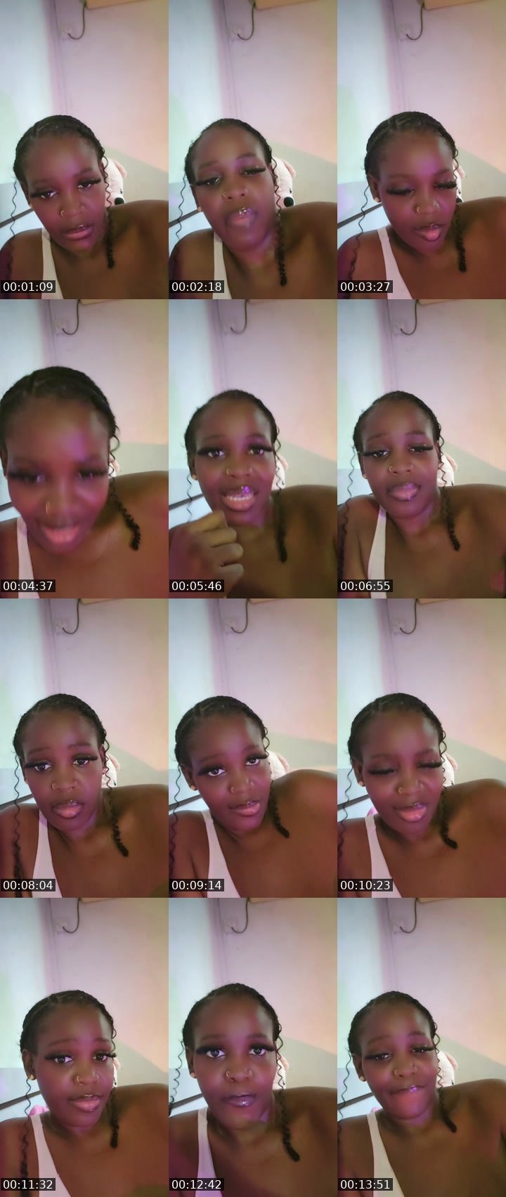 Contact-sheet preview of 60k ChocoMilkshake's BuzzCast recording