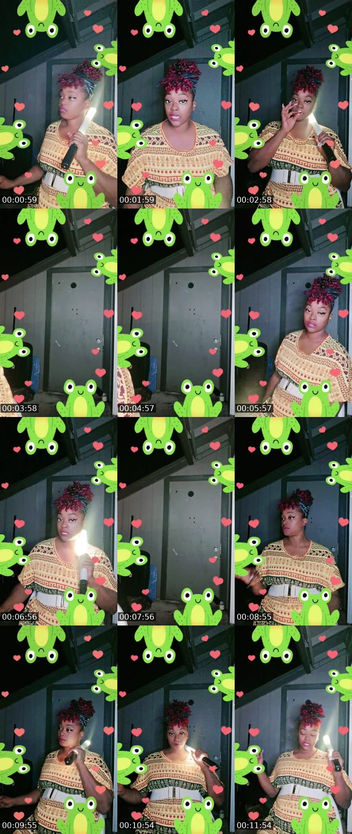 Contact-sheet preview of Davenia's BuzzCast recording