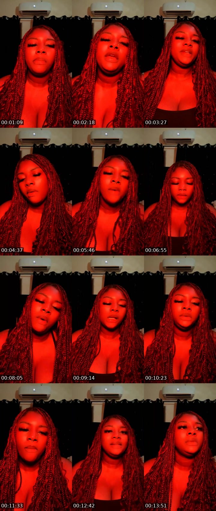 Contact-sheet preview of jasmine❤️'s BuzzCast recording