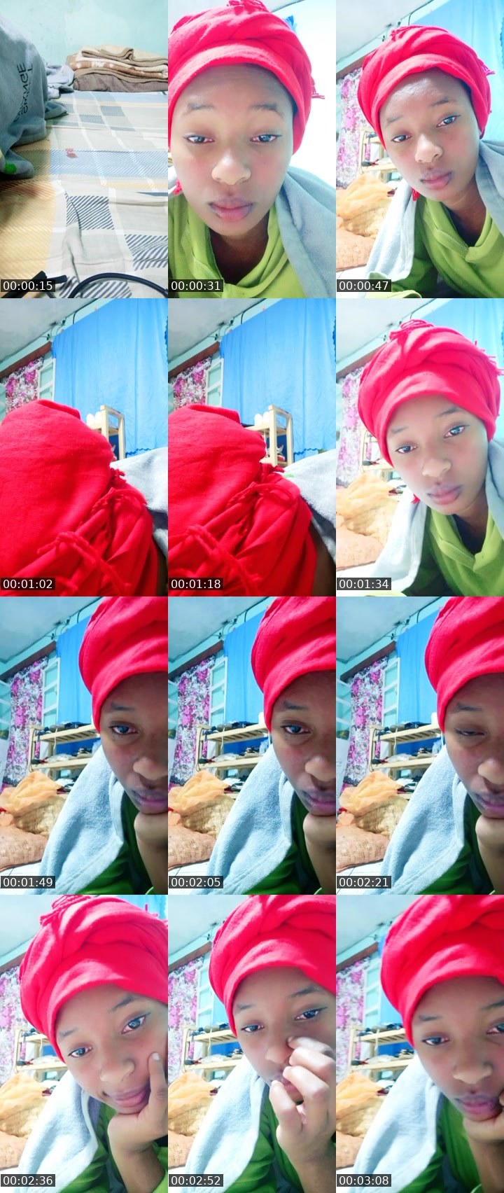 Contact-sheet preview of 🦄 saidah 💄💋's BuzzCast recording