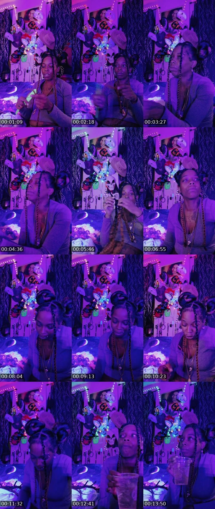 Contact-sheet preview of ᶢᶬᵈHostMzGoodz's BuzzCast recording