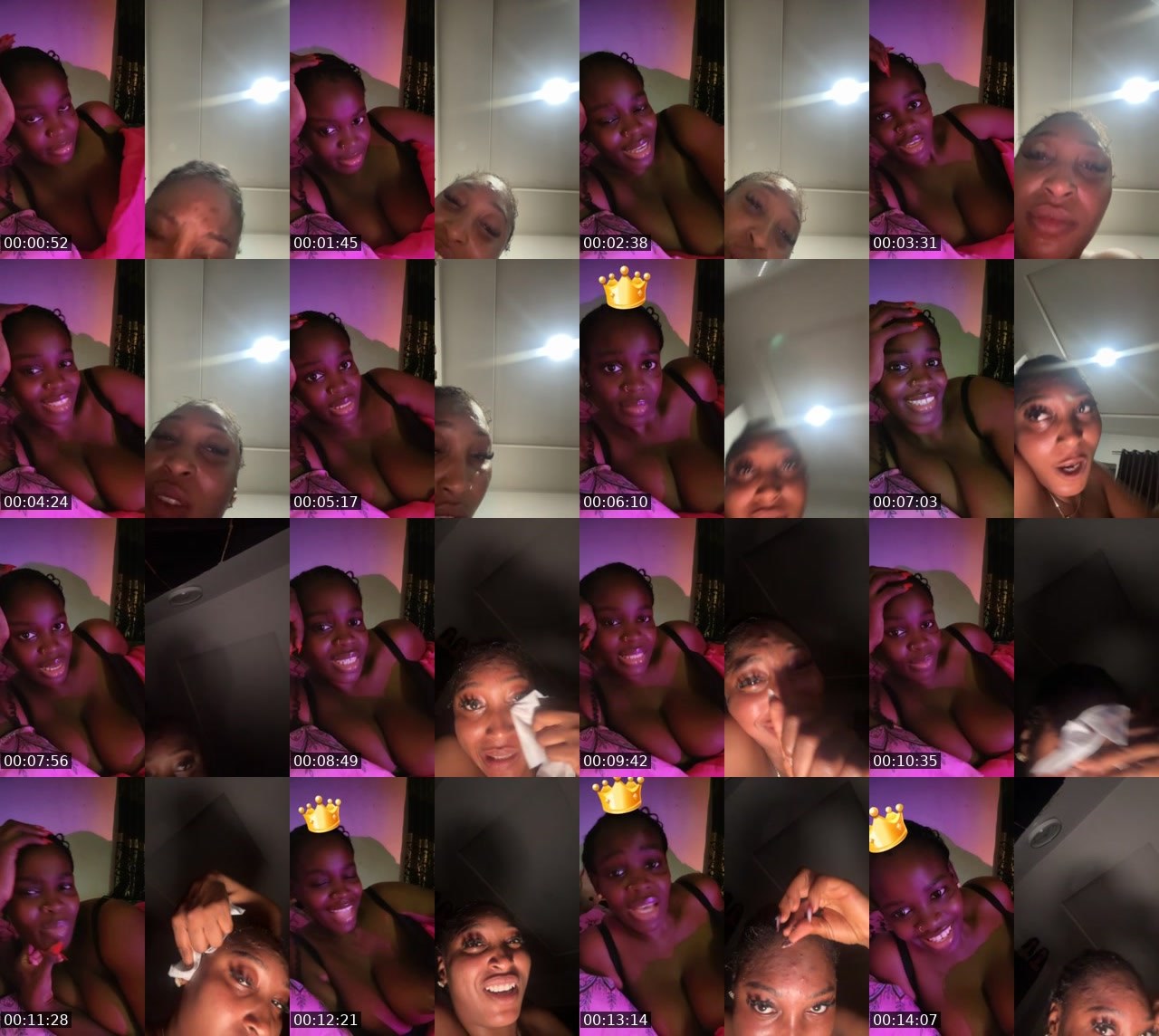 Contact-sheet preview of 60k ChocoMilkshake's BuzzCast recording
