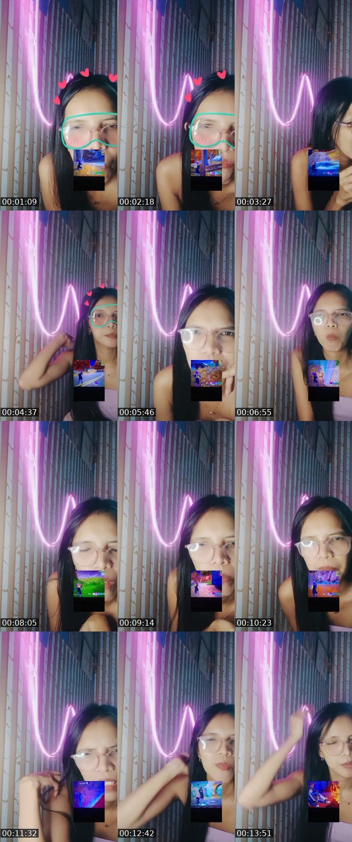 Contact-sheet preview of 𖤍𝕰𝓛𝓪𝓽𝓲𝓷𝓪𝓔's BuzzCast recording