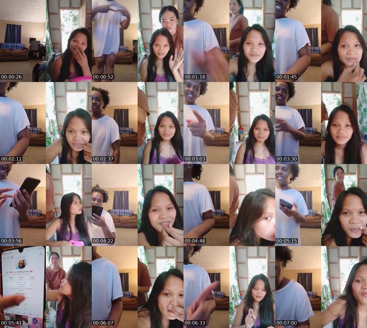 Contact-sheet preview of renea's BuzzCast recording
