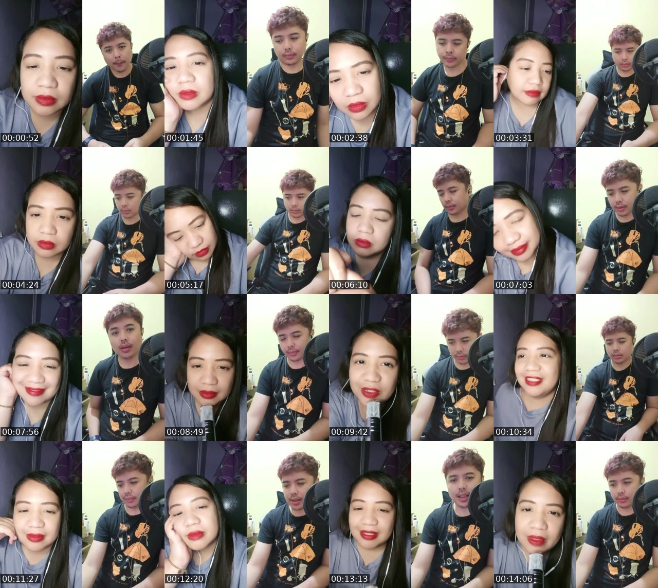 Contact-sheet preview of -★_Lei_azTeeg_★-'s BuzzCast recording