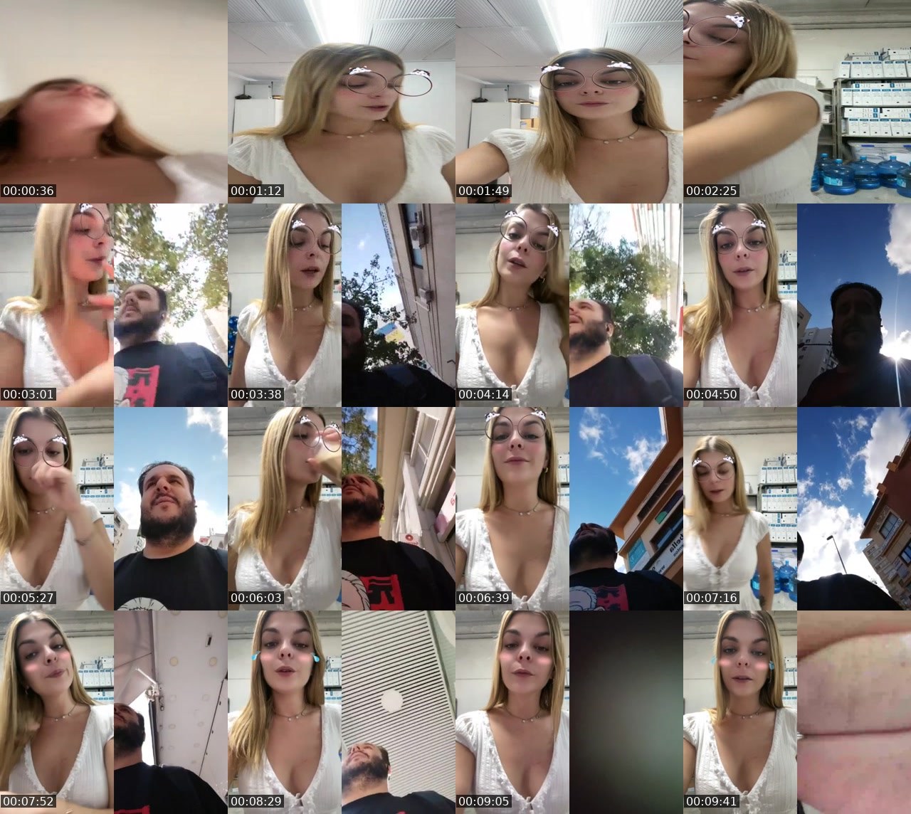 Contact-sheet preview of 🩵🦋ÁNGELA🦋🩵's BuzzCast recording