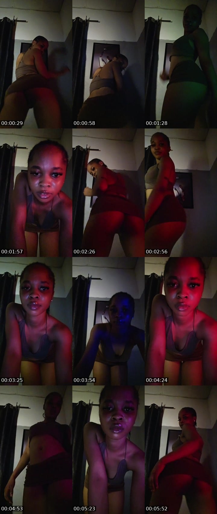 Contact-sheet preview of Zee Baby🫦's BuzzCast recording