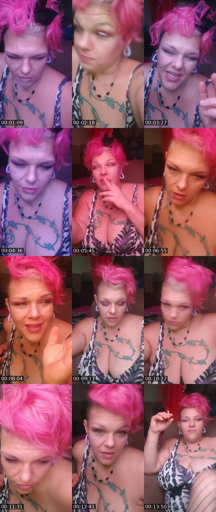 Contact-sheet preview of Btch pwez's BuzzCast recording