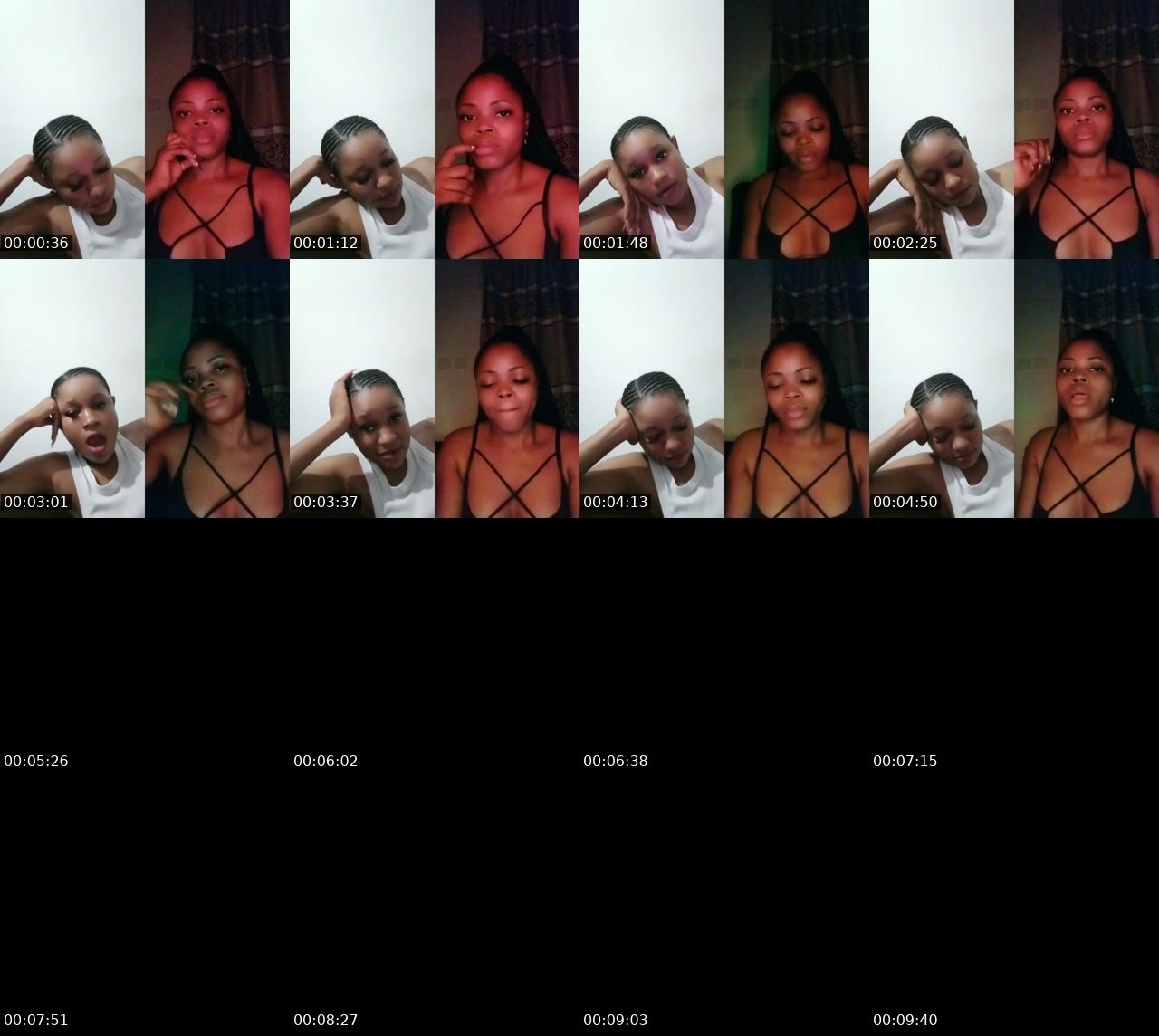 Contact-sheet preview of 💋60k🙏Nickie💕's BuzzCast recording