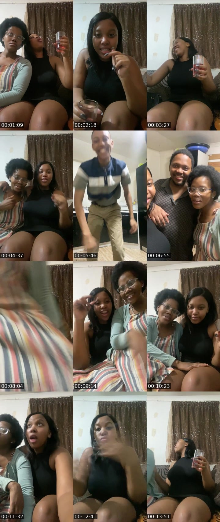 Contact-sheet preview of Pretty Shawty 😍's BuzzCast recording