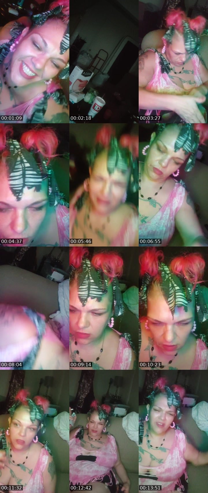 Contact-sheet preview of Btch pwez's BuzzCast recording