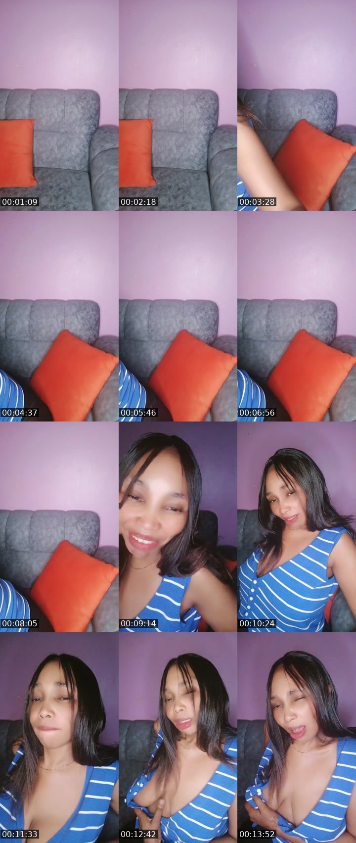 Contact-sheet preview of Bubble..lush💘's BuzzCast recording