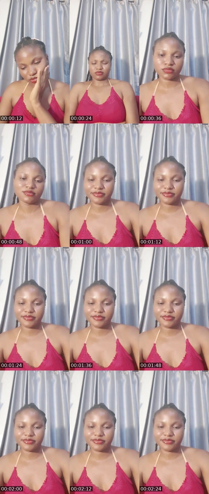 Contact-sheet preview of ᴺᵒⁿʸ’ˢ💛 ᴳᶦⁿᵍᵉʳ🙈's BuzzCast recording
