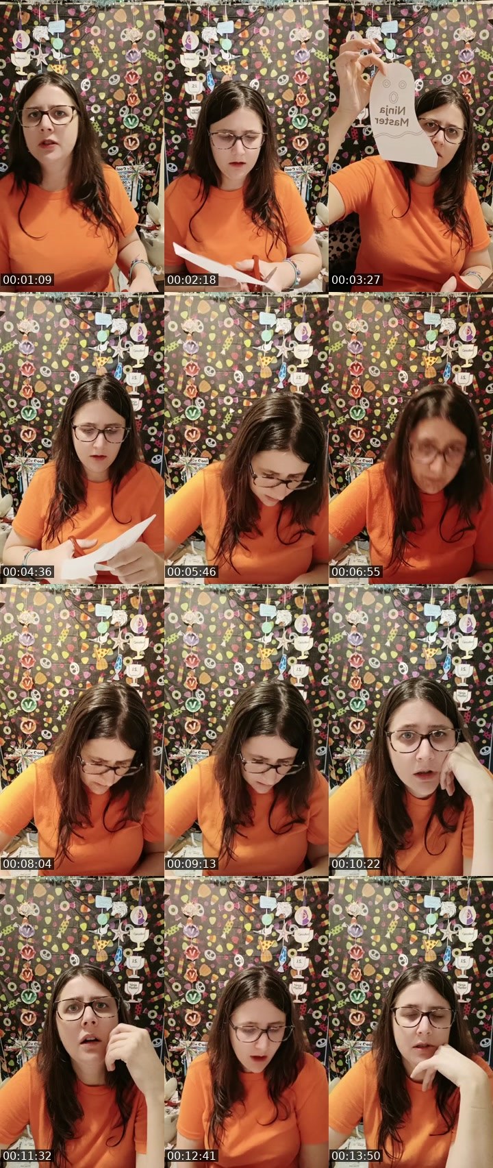 Contact-sheet preview of Miss Karen ൠ's BuzzCast recording