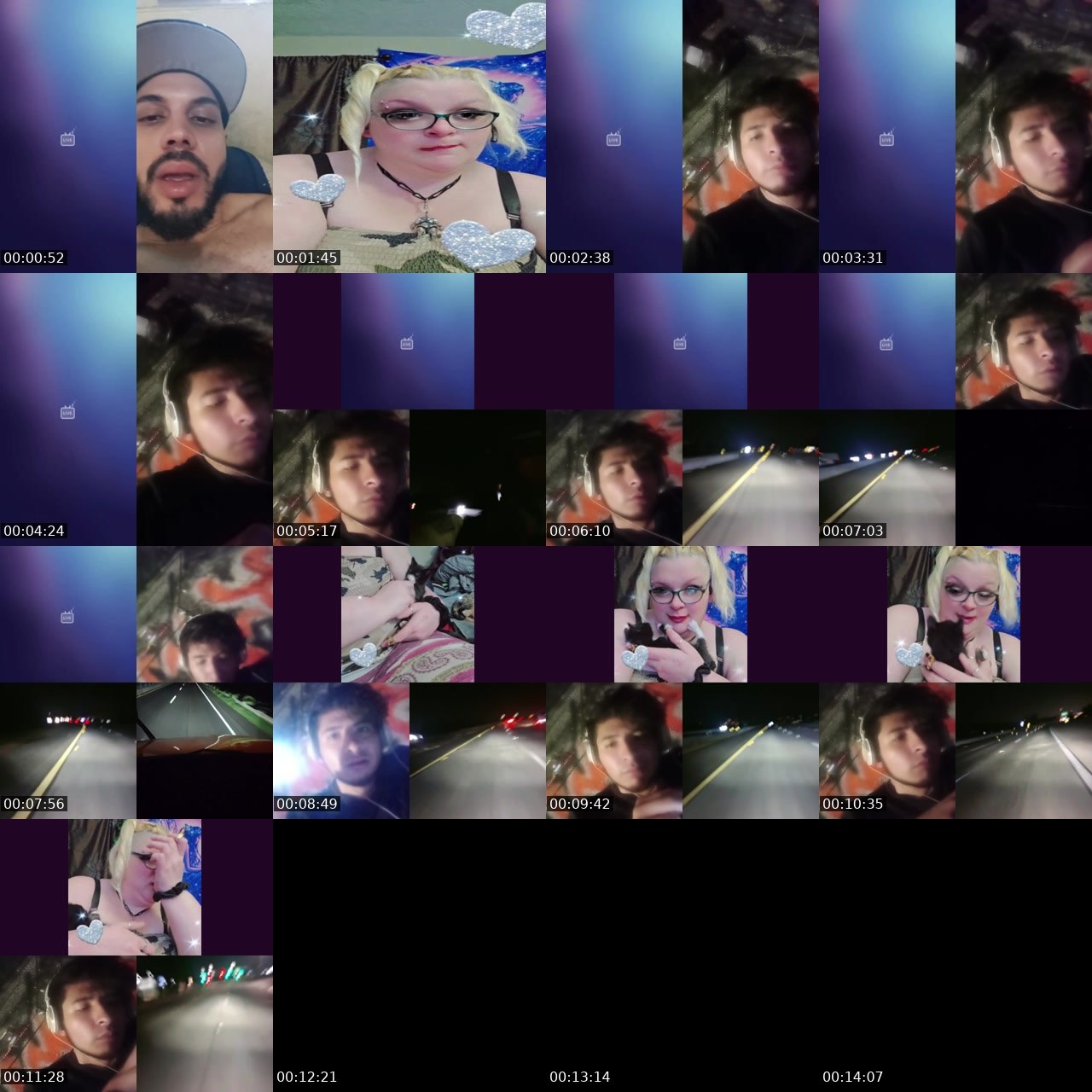 Contact-sheet preview of 6Ft Goddess's BuzzCast recording