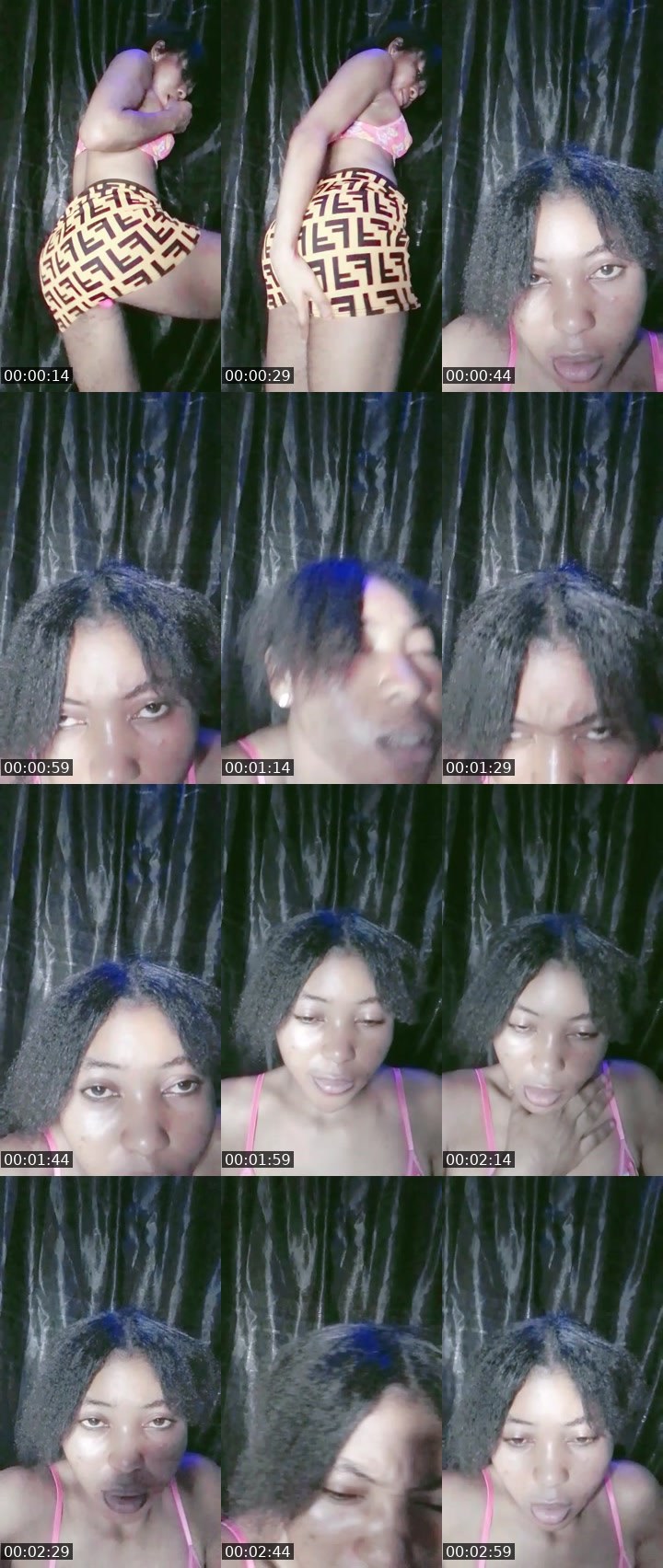 Contact-sheet preview of 20kbabe beauty 😊's BuzzCast recording