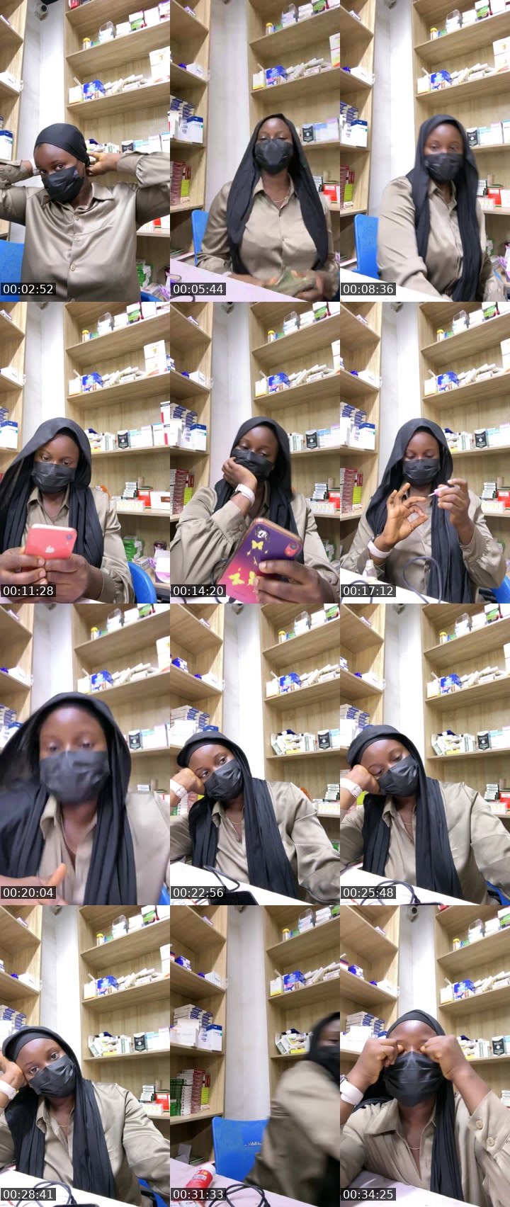 Contact-sheet preview of 👅Śẽxý__Ńũřśè🌸🫧's BuzzCast recording