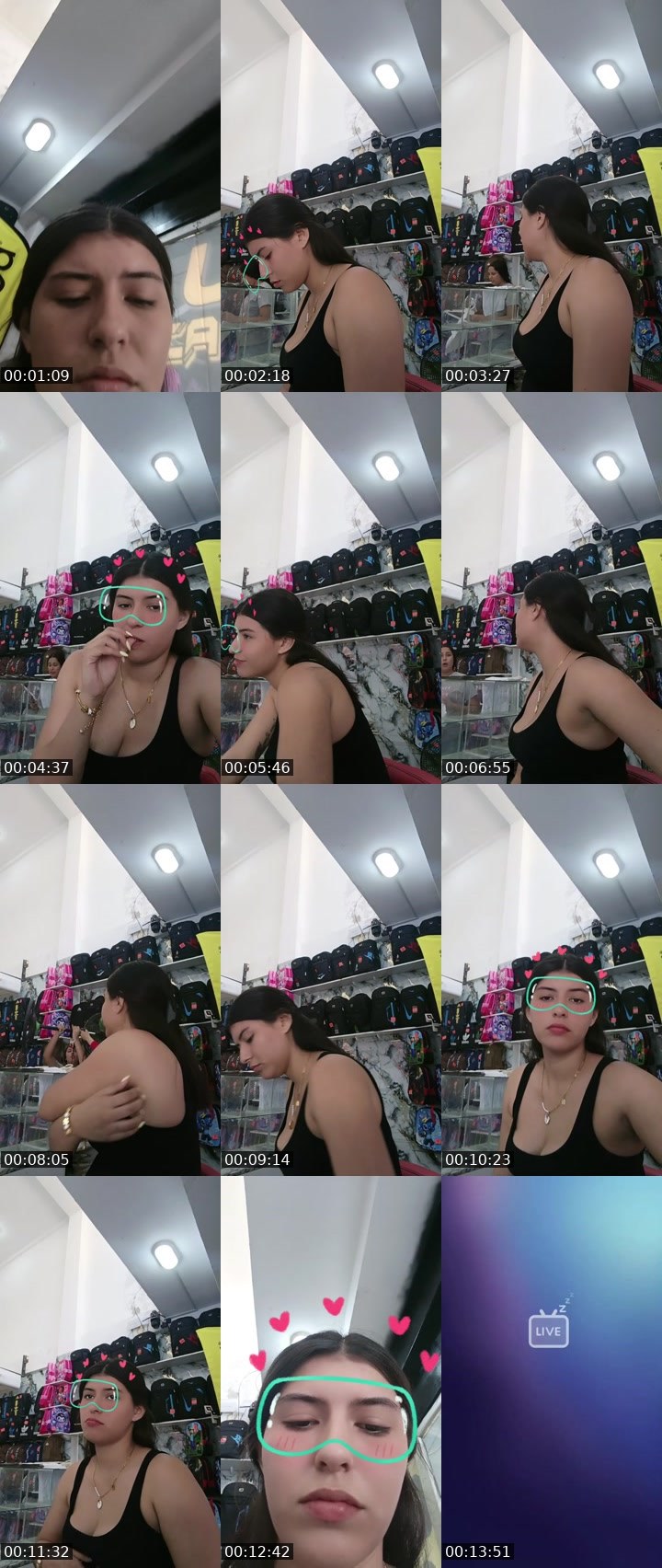 Contact-sheet preview of ‎𓆰͜͡🝡NIKI🖤🍹's BuzzCast recording