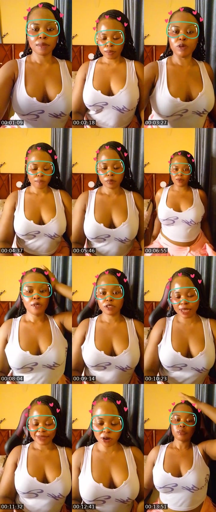 Contact-sheet preview of ❤️ŁƯŘƐQƯÎŊ💋's BuzzCast recording