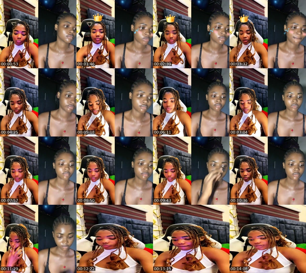 Contact-sheet preview of 👅Sᵉˣʸ𝕻𝖊𝖑𝖑a🐿️'s BuzzCast recording
