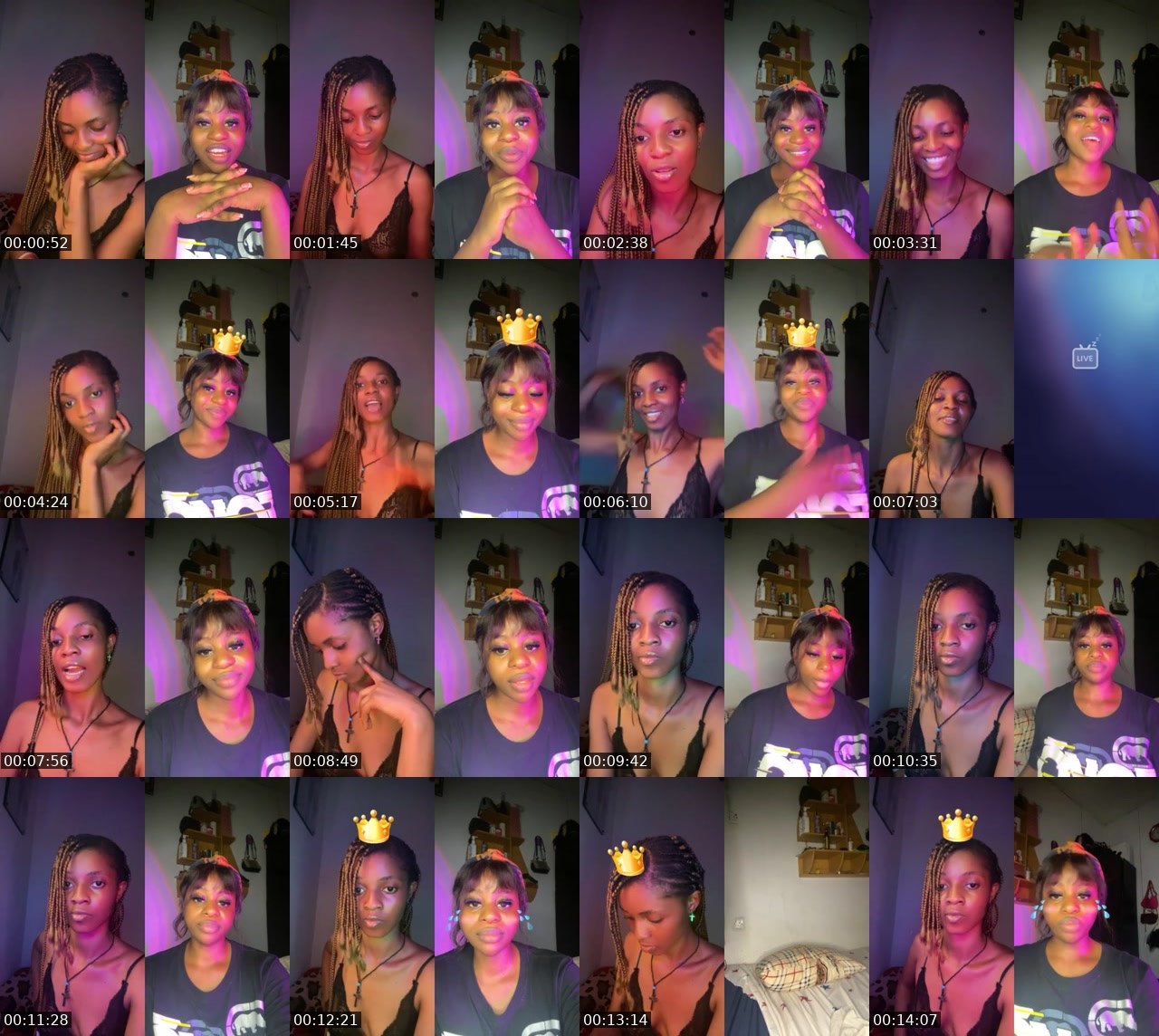 Contact-sheet preview of ™️66k IMANI😇💫⚖️'s BuzzCast recording