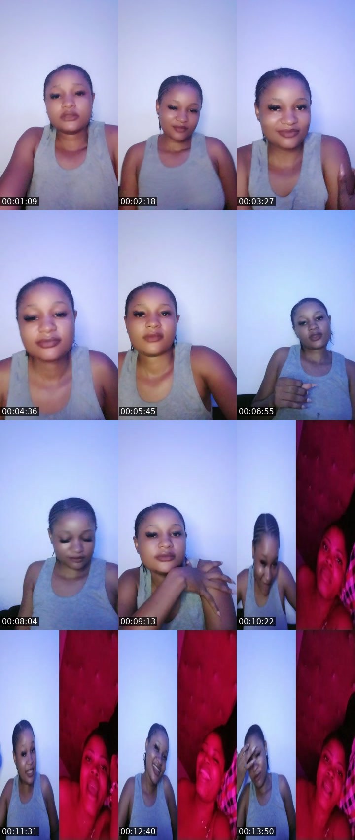 Contact-sheet preview of 💋59k🙏Nickie💕's BuzzCast recording