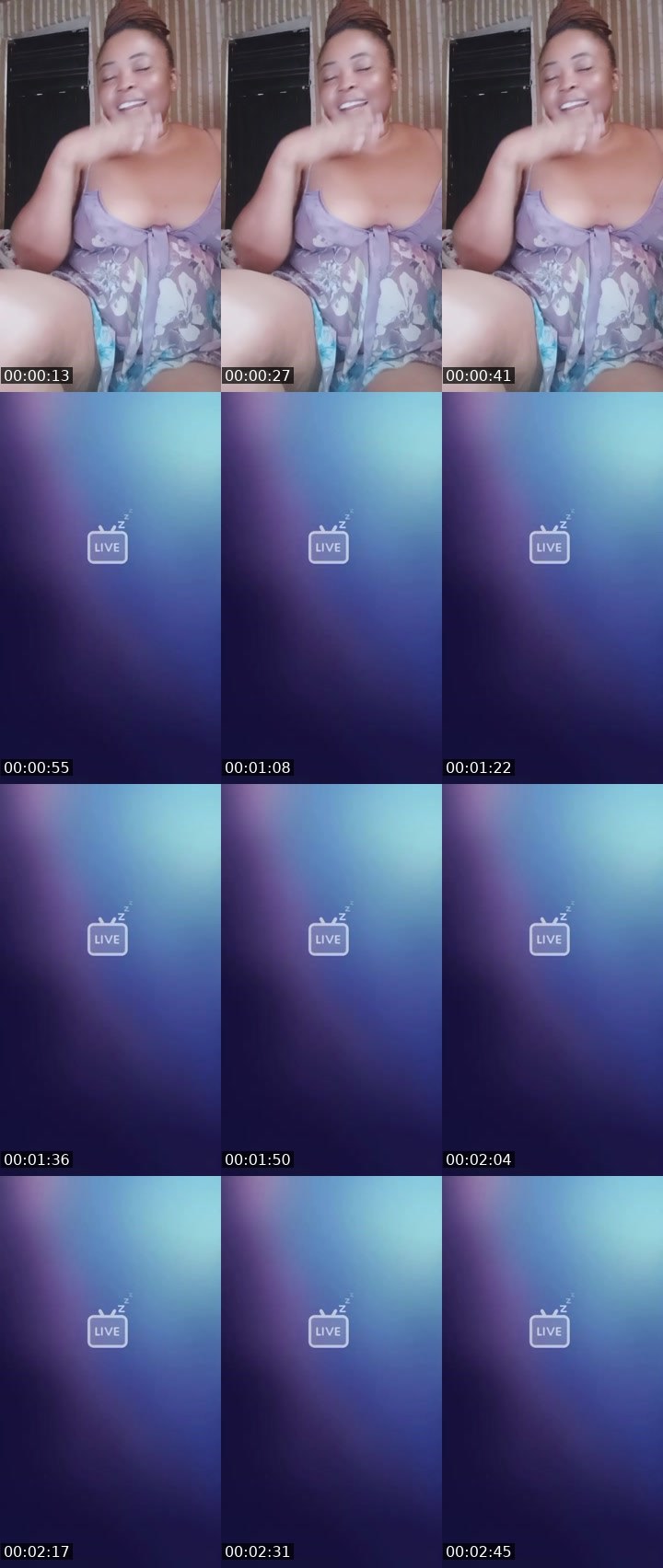 Contact-sheet preview of goddess24924479's BuzzCast recording