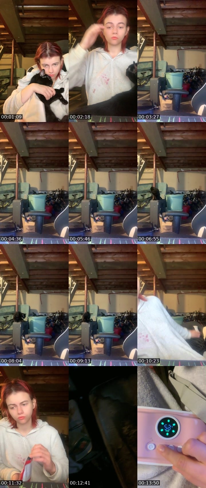 Contact-sheet preview of Everythingwoman's BuzzCast recording