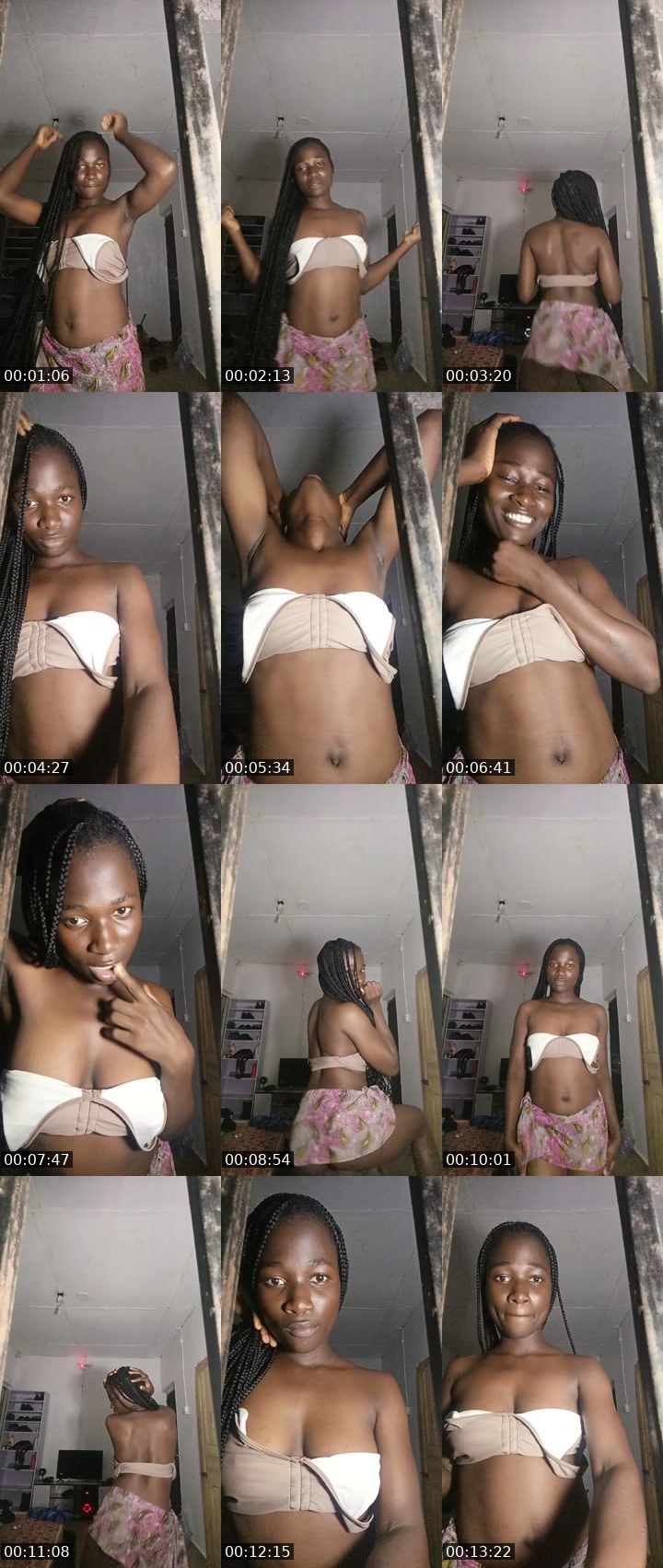 Contact-sheet preview of 💦💦hot melanny 🥵's BuzzCast recording