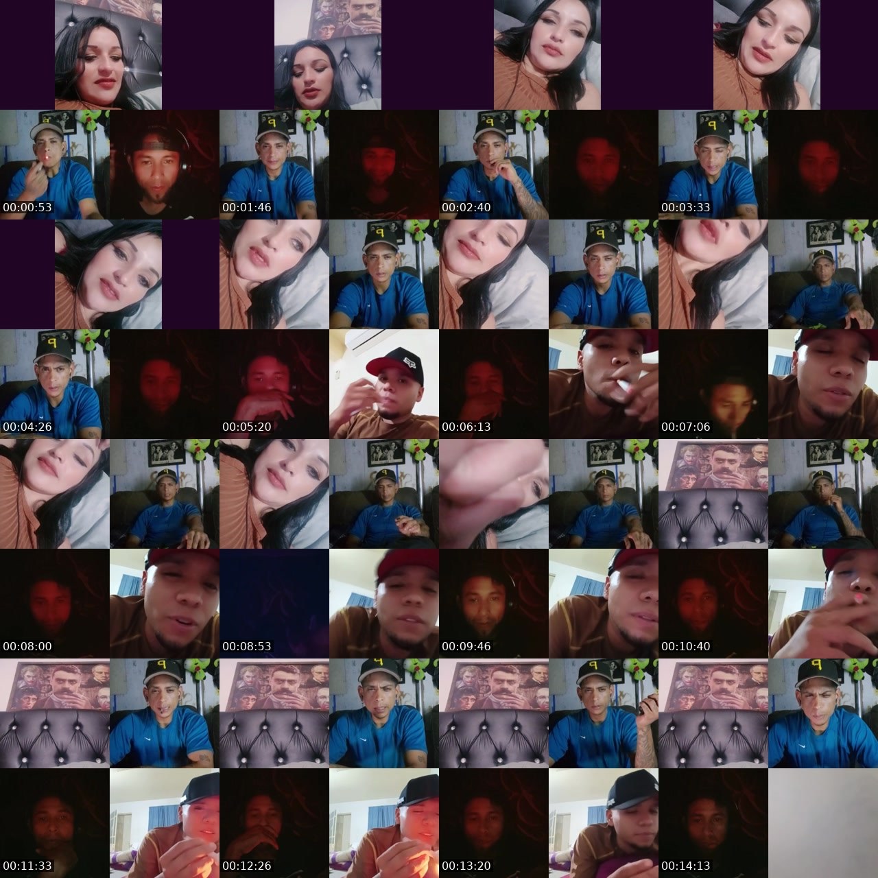 Contact-sheet preview of la snoopy💋🌪️🍻's BuzzCast recording