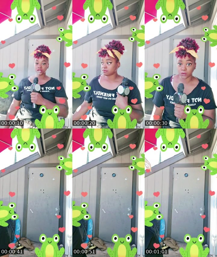 Contact-sheet preview of Davenia's BuzzCast recording