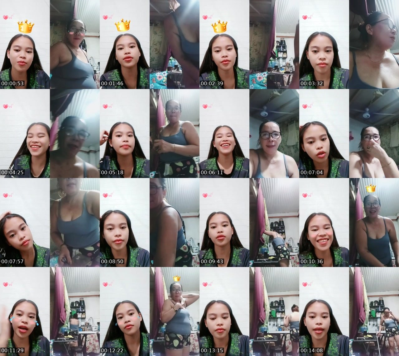 Contact-sheet preview of 🌺Sofie ✨💖's BuzzCast recording