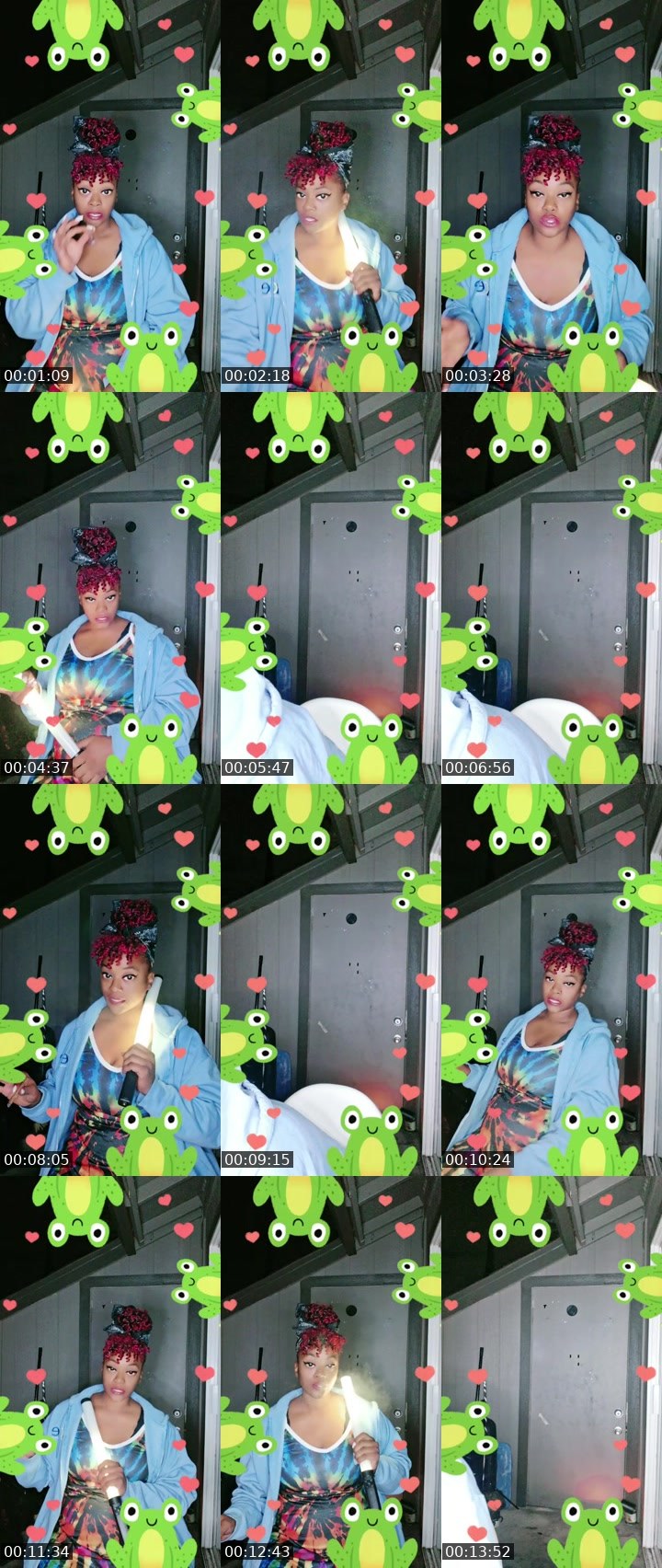 Contact-sheet preview of Davenia's BuzzCast recording