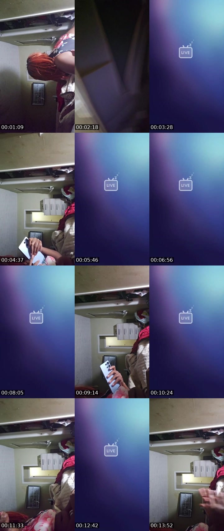 Contact-sheet preview of georgia peach 🍑's BuzzCast recording