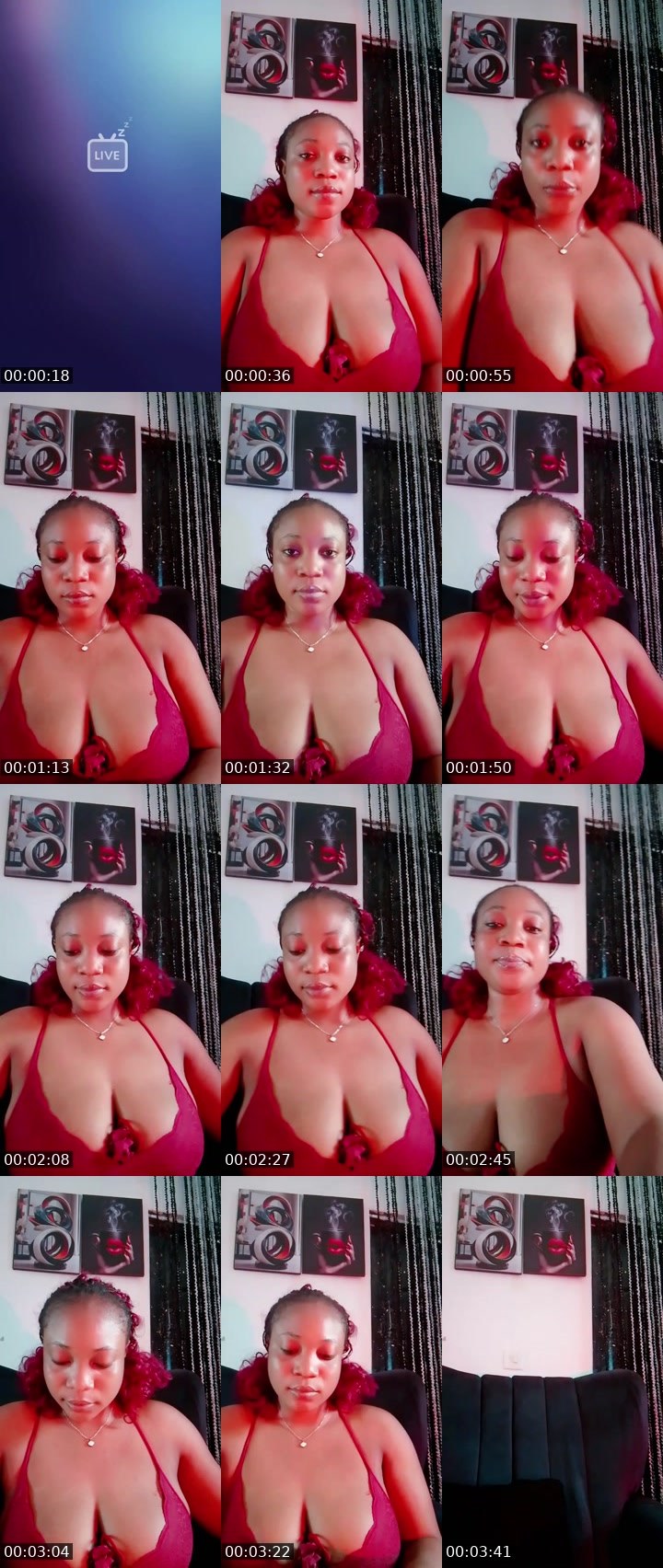 Contact-sheet preview of ⁵⁰kĎøvẽ🤍🥰's BuzzCast recording