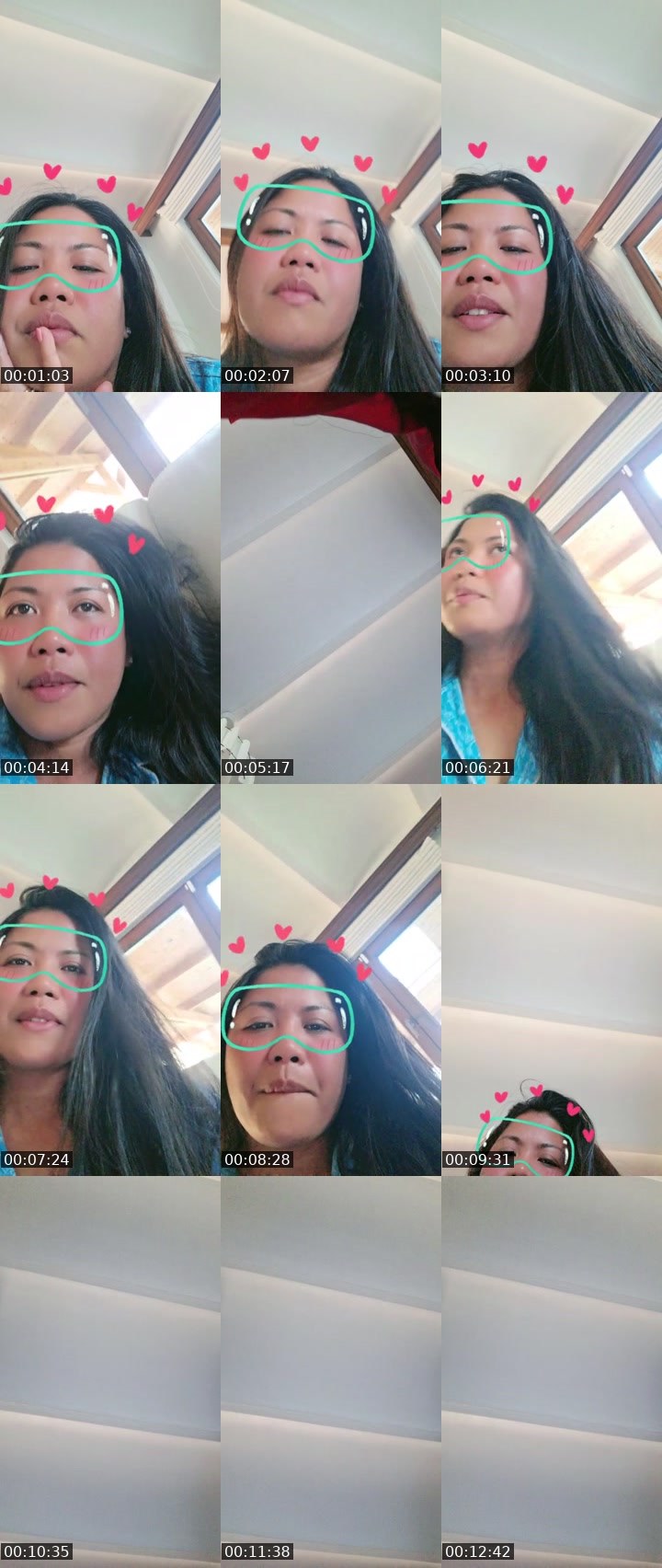 Contact-sheet preview of Amour 🌟❣️💞's BuzzCast recording