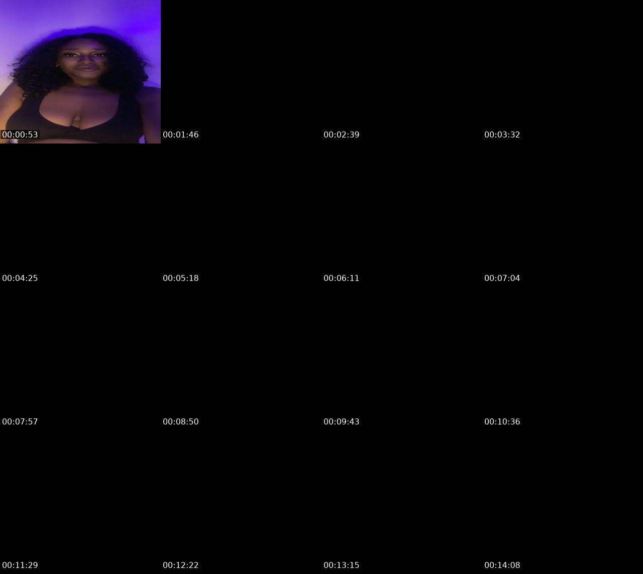 Contact-sheet preview of 🦁Honeybunch 🍫👑's BuzzCast recording