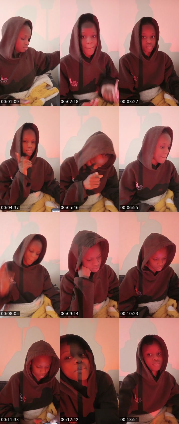Contact-sheet preview of 🥇 Que-en🦋🥇's BuzzCast recording