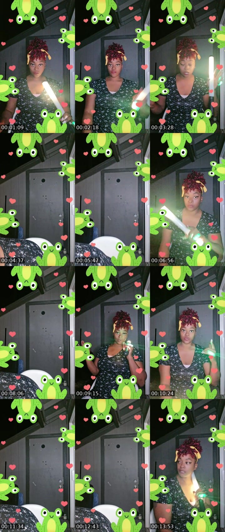 Contact-sheet preview of Davenia's BuzzCast recording