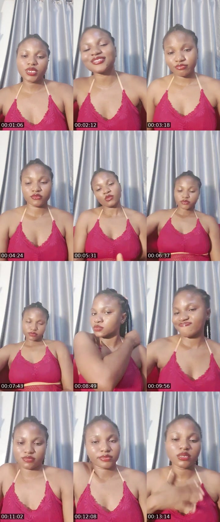 Contact-sheet preview of ᴺᵒⁿʸ’ˢ💛 ᴳᶦⁿᵍᵉʳ🙈's BuzzCast recording