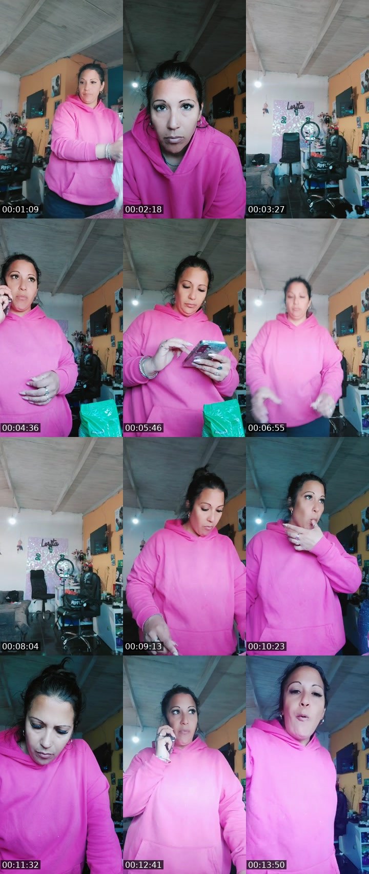 Contact-sheet preview of Lori⚡Champû⚡'s BuzzCast recording