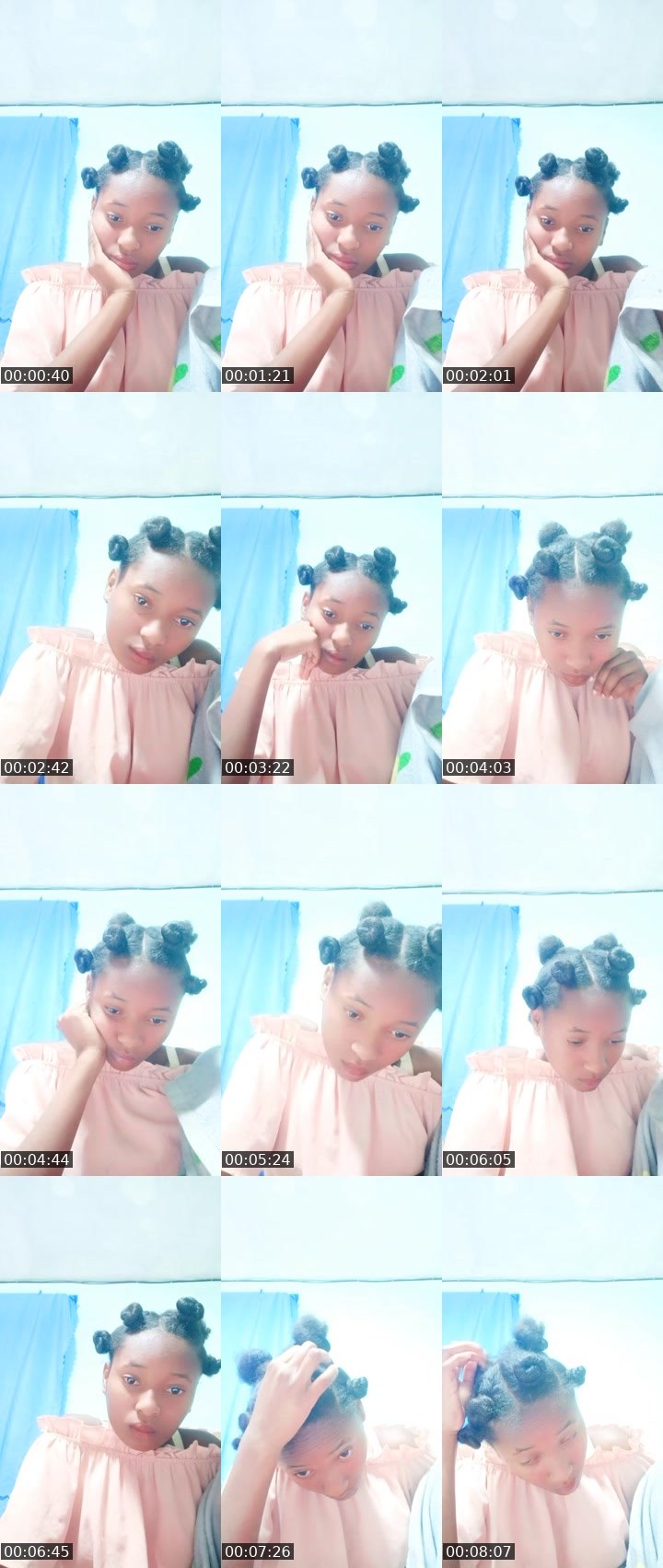 Contact-sheet preview of 🦄 saidah 💄💋's BuzzCast recording