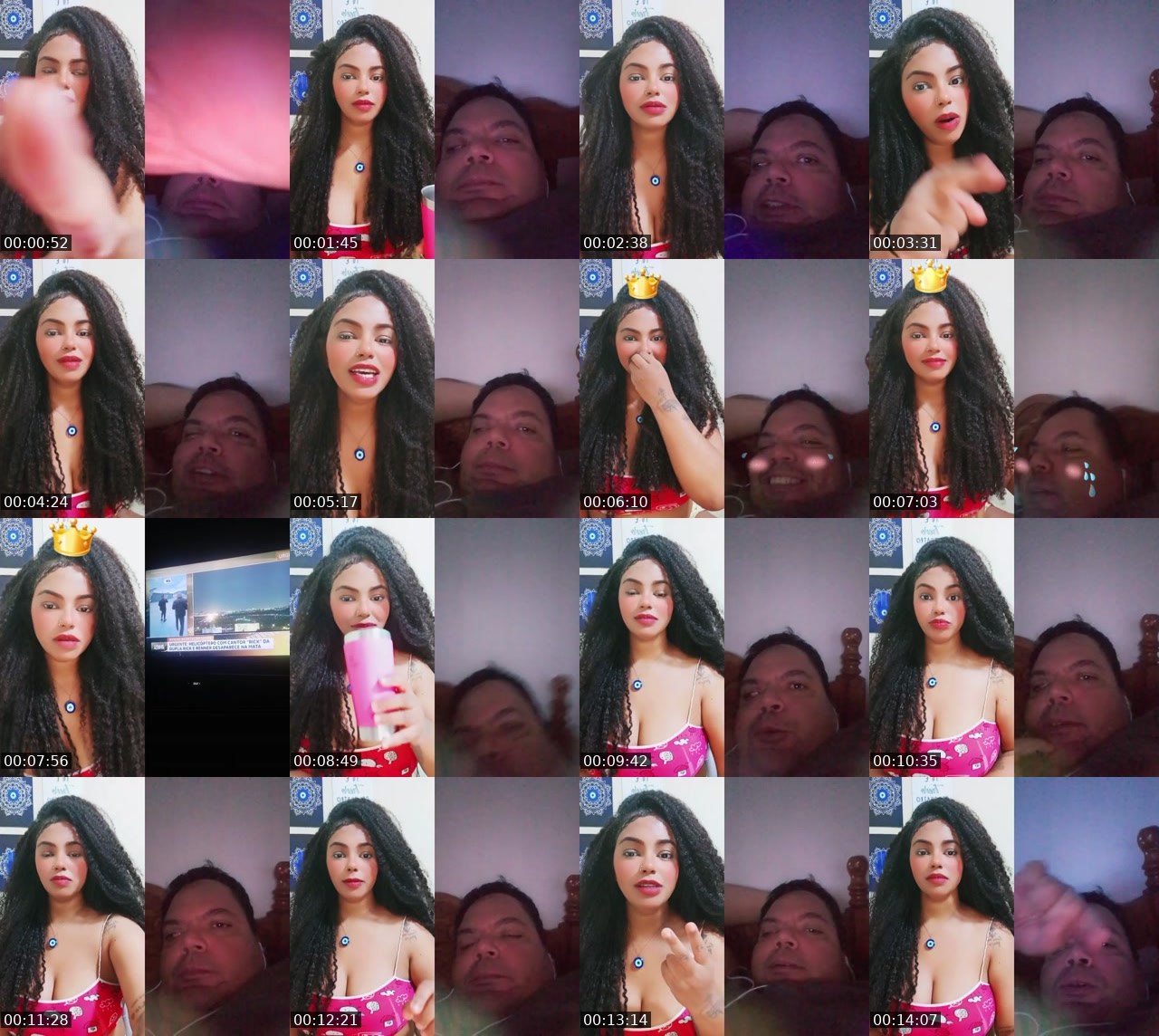 Contact-sheet preview of +15k🧿VITÓRIA🦁♾️'s BuzzCast recording