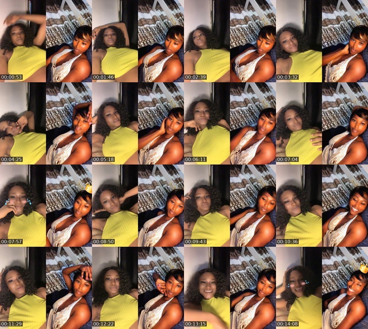 Contact-sheet preview of 50kHoneybunch 🍫👑's BuzzCast recording