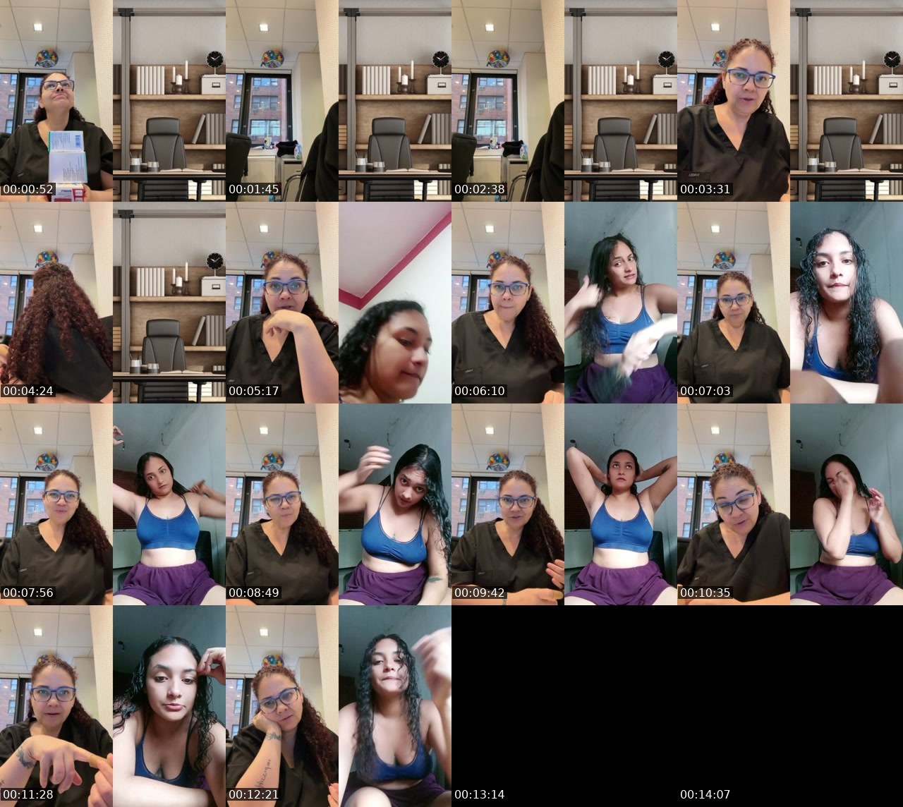 Contact-sheet preview of ℭ⃝🔱 PΣᄃΛ 🖤's BuzzCast recording