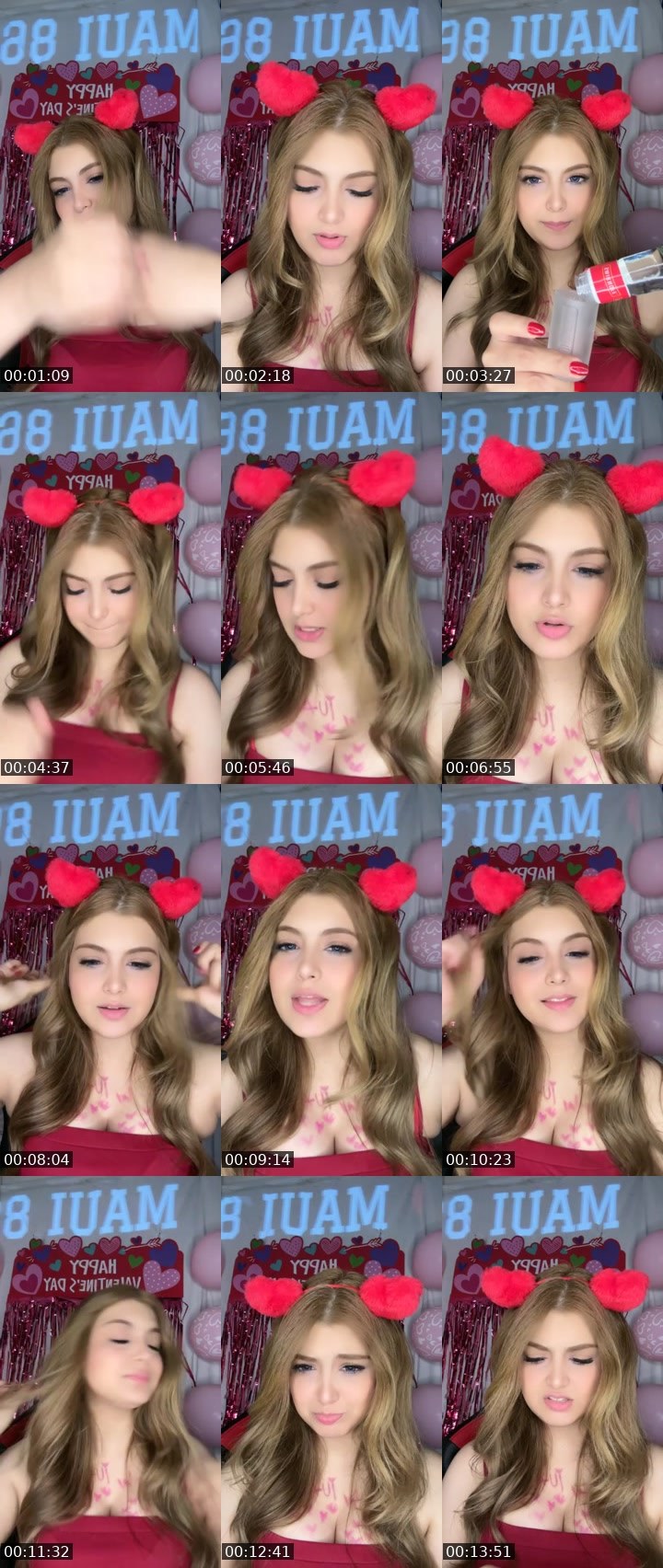 Contact-sheet preview of 155k 😫DULCE ..🍭's BuzzCast recording