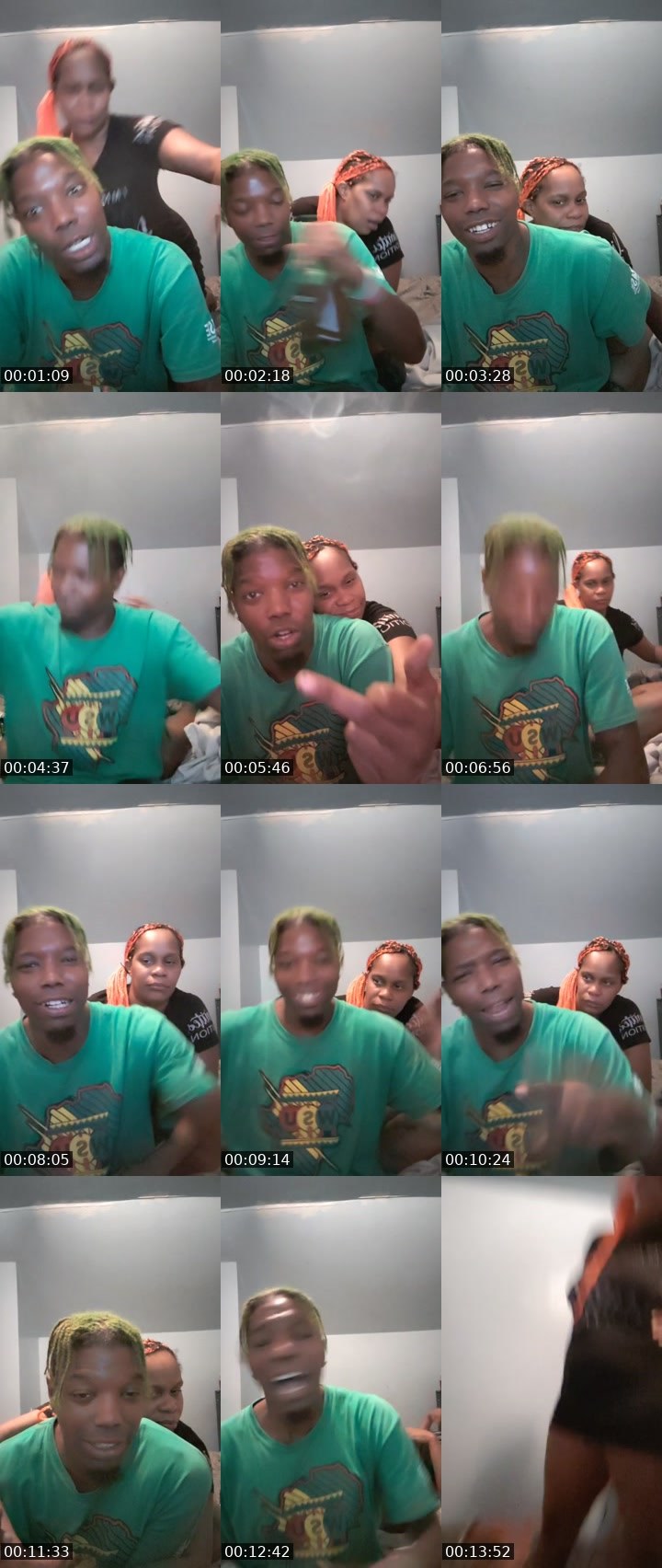 Contact-sheet preview of Nene Carter's BuzzCast recording