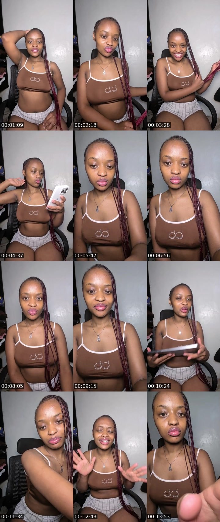 Contact-sheet preview of 🦋Kelsy🦋's BuzzCast recording