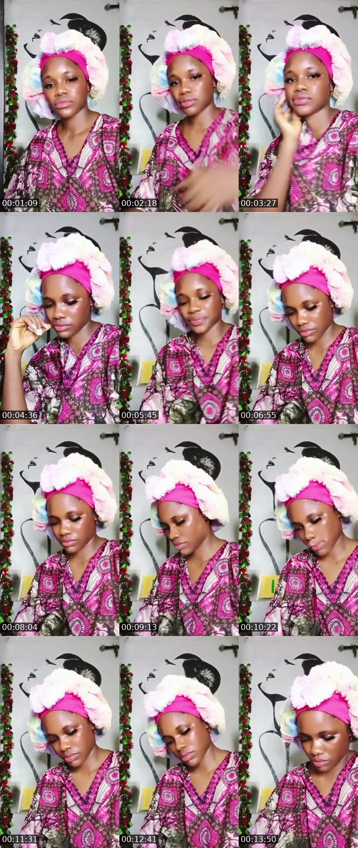 Contact-sheet preview of Natalia 🎀's BuzzCast recording