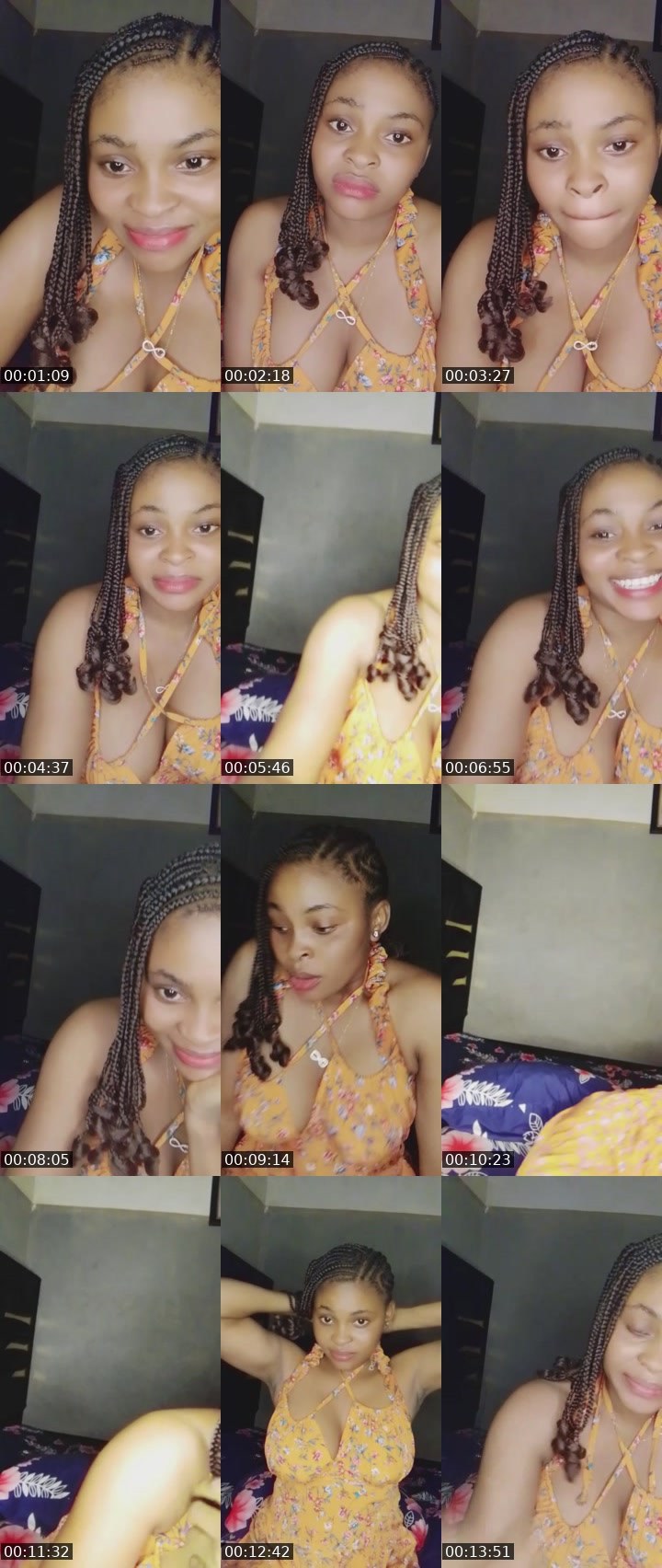 Contact-sheet preview of beauty Lisa's BuzzCast recording